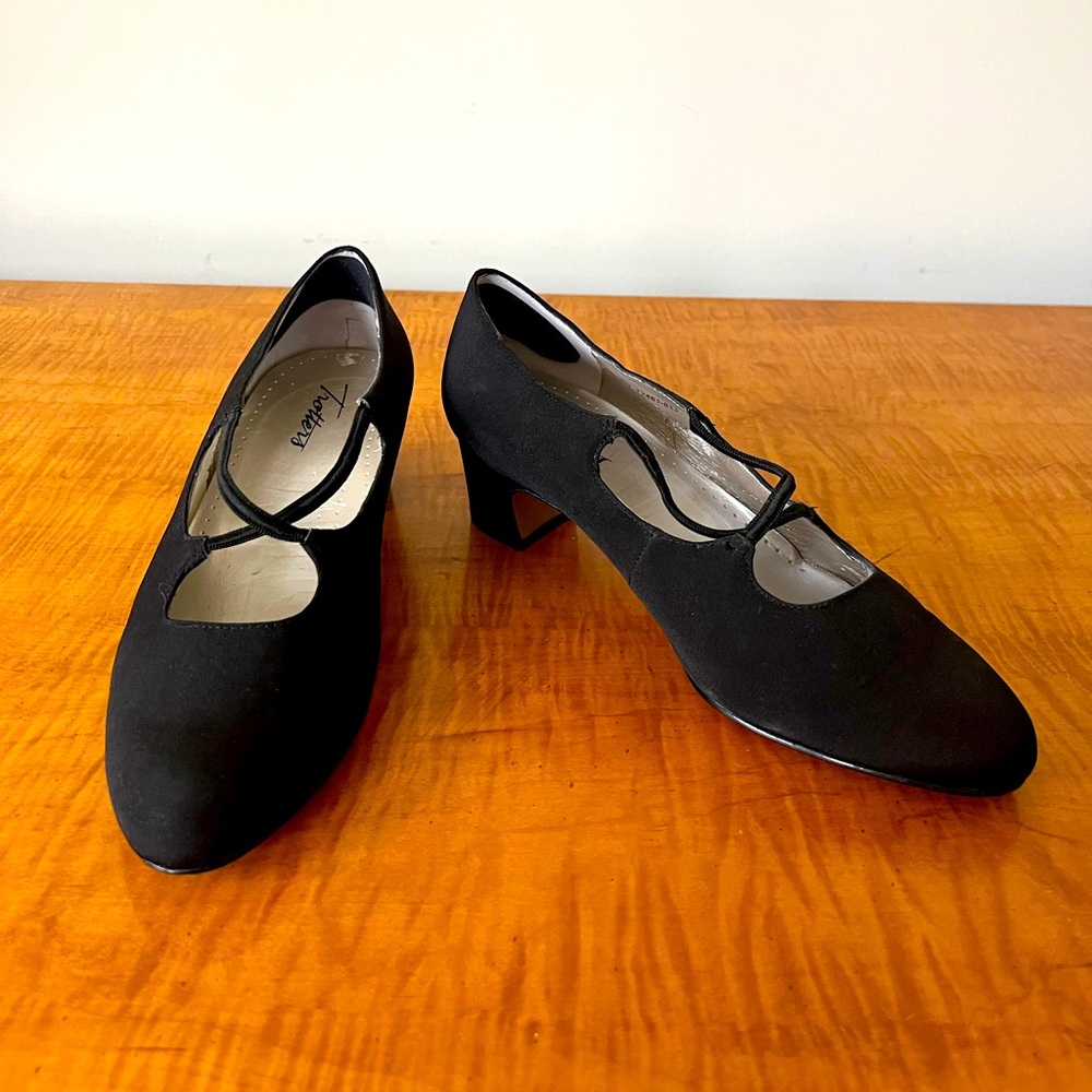 RARE 7W Microfiber strappy pumps from Trotter
